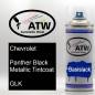 Preview: Chevrolet, Panther Black Metallic Tintcoat, GLK: 400ml Sprühdose, von ATW Autoteile West.